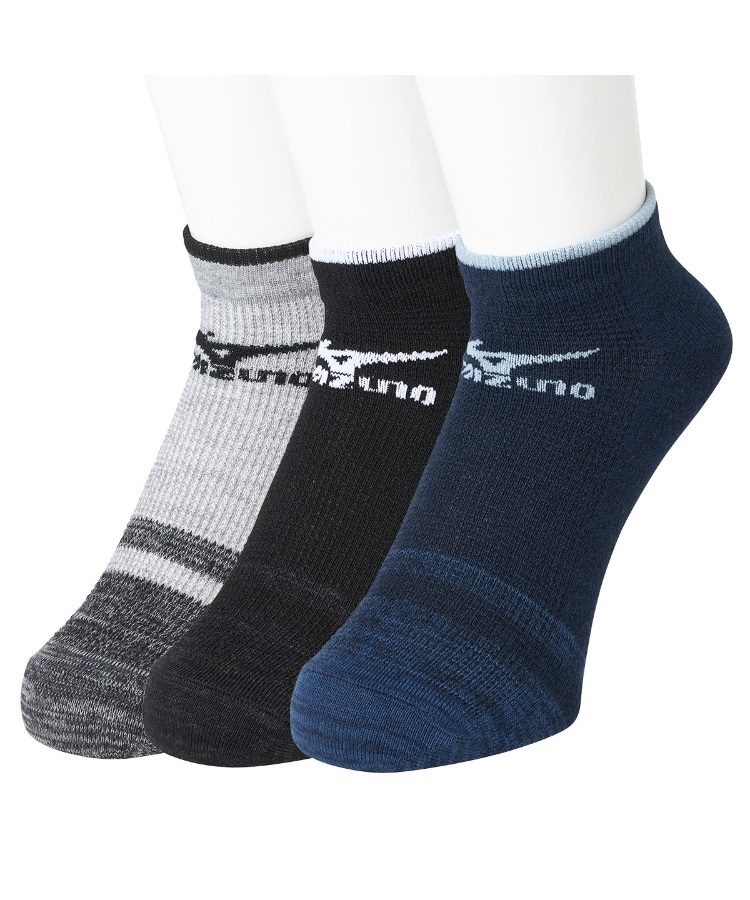 値下げ中！！湘南乃風 グッズ！限定商品！ 3足組】MIZUNO メンズ オールメッシュ 7.5cm丈 粗メッシュ